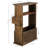 Hopedale Solid Wood Floor Shelf End Table with Storage-368250303