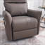 Fauteuil inclinable et pivotant en similicuir Idal-12238267