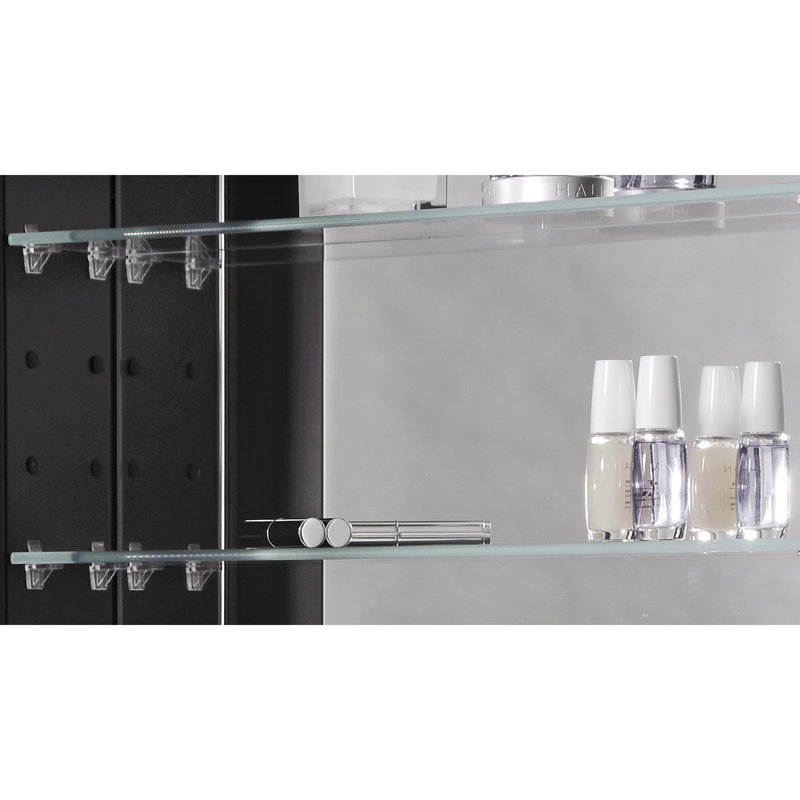 PLM24 Series Medicine Cabinet, White, Beveled