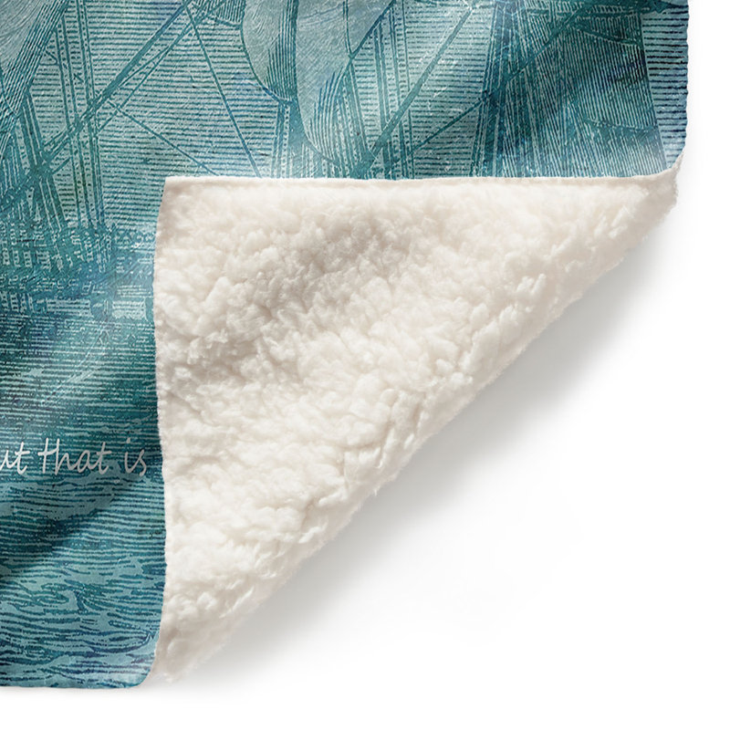  Couverture douce en sherpa, 51 po x 60 po, Bleu