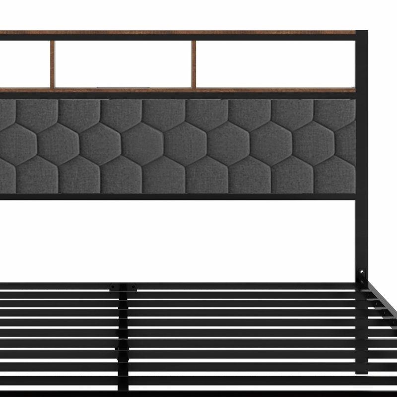 Table de chevet avec lit doux, Grand lit