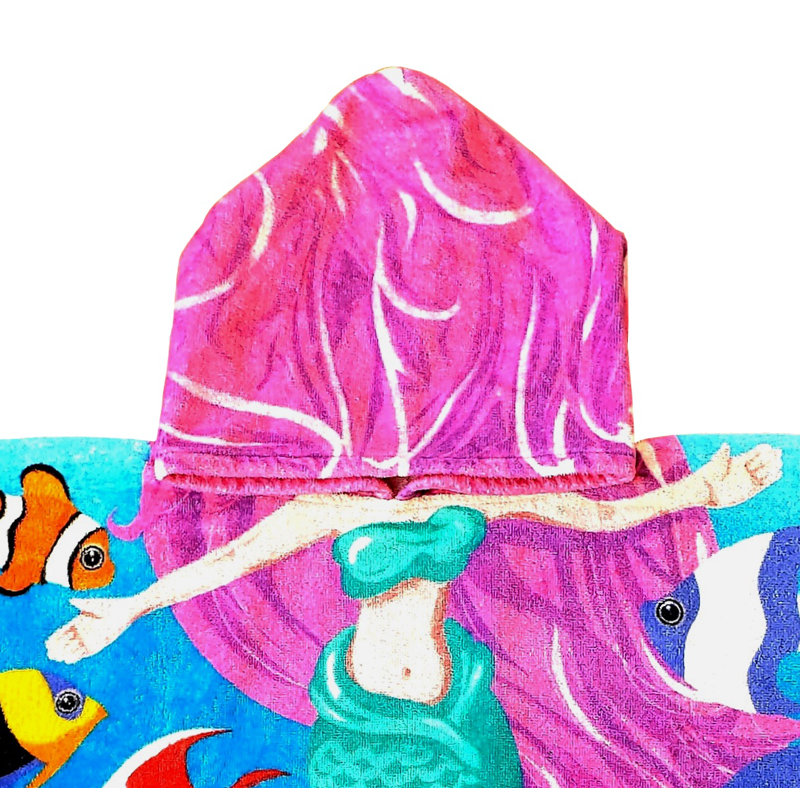 Serviette de bain 100% coton sirène