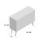 Buffet blanc de 35 po avec 3 tablettes Bromma-1251795192