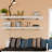 Heavy Duty Floating Shelf Set of 2-48 Inch Wood Floating Shelves for Wall Long, 12 Inch Deep Floating Shelves, Wall Shelves for Living Room,Bedroom,Kitchen&Home Decor-48W x 12D x 2H-White