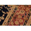 Tapis bleu oriental en laine noué à la main 9 pi x 11 pi 8 po