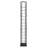 12 Tiers Hat Rack Freestanding Hat Display Stand Iron Hat Holder with Rectangular Base Adjustable Feet for Home Retail Store Hat Display