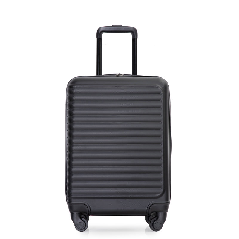 Bagage à main, valises à roulettes, valise de transport légère en ABS, bagage à coque rigide, 20 pouces