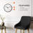 10 Inch Silent Continuous-Sweep Analog Wall Clock