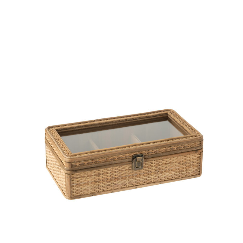 Rectangle 6 Compartments Watch Box