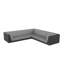 Canapé modulaire d'extérieur en forme de U avec coussins de 119,25 po Pixel-102743569-102743574