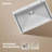 Ruvati 33 x 22 inch Drop-in  Stainless Steel Rounded Corners Topmount Kitchen Sink Single Bowl