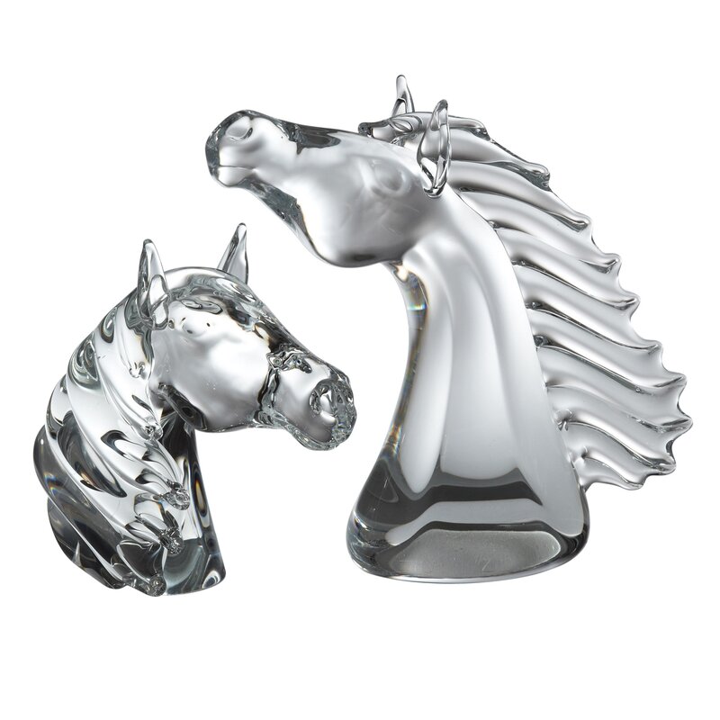 Thoroughbred Horse Head-Sm