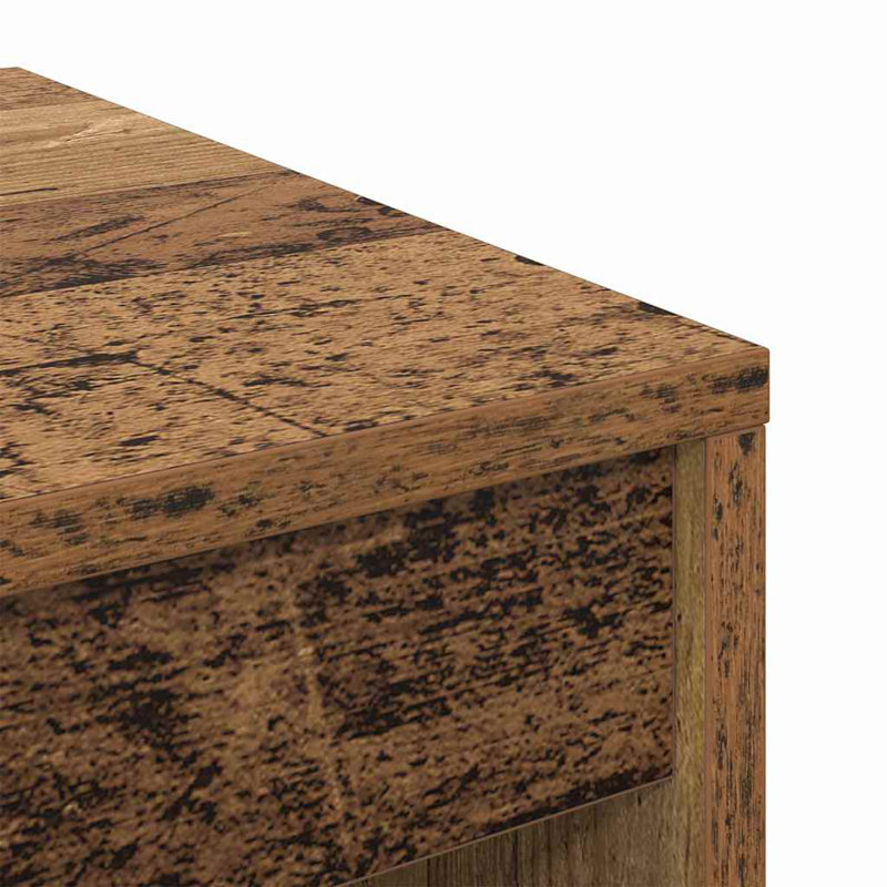 Desk 76 Cm Engineered Wood, Old Wood, 76 cm H x 60 cm W x 40 cm D