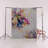 Beige-Themed Multi-Colored Abstract Paint Splash Patterned Modern Decorative Rug-1129090122