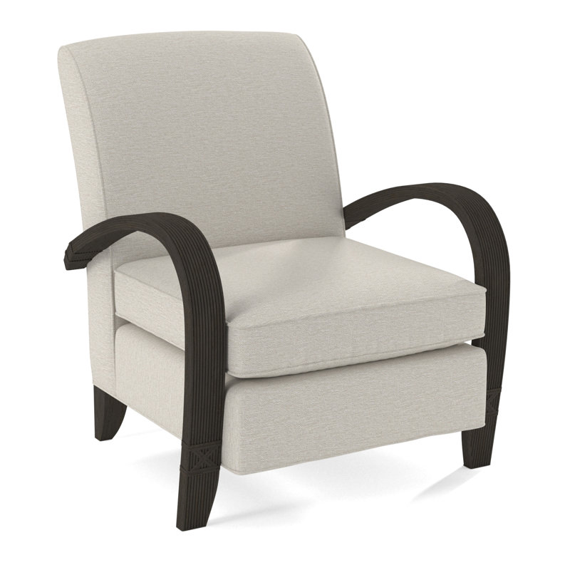 Vero Armchair, Honey, White Performance Fabric; 0851-94