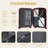 20 Inch Abs Hard Shell Checked Luggage Scratch Resistant With 4 Spinner Wheels & Combination Lock