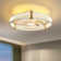 Lahari 19.6'' Modern RGB Flush Mount Ceiling Fan with Light Kit and Remote/APP