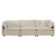 Canapé modulaire en U avec repose-pieds réversible, canapé d'angle convertible 5 places avec 2 repose-pieds-1484509306