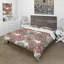 Promila Red Microfiber Duvet Cover Set-448649106