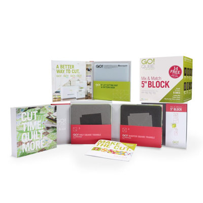 Accuquilt GO! Ensemble de 5 coussins Qube