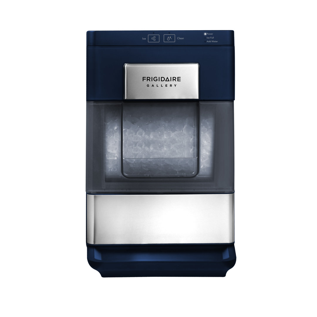 Frigidaire Gallery, 33 Lbs. Countertop Ice Maker, Stainless Steel Accents, Nugget Shaped Ice Frigidaire Finish: Navy