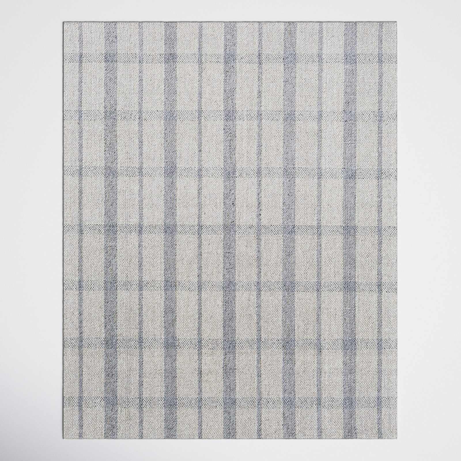 Louisa Hand-Woven Plaid Rug, Rectangle 2' x 3'