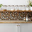 Ateeqa 30x30 cm Pvc Mosaic Sheet in Brown