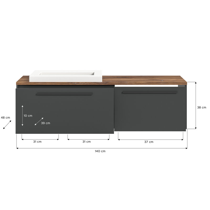Deltaville Bathroom Storage Cabinet