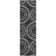 Premium Machine Washable Prisco Black Rug