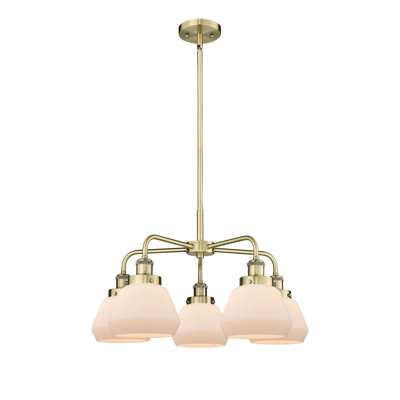 Bianet 5 - Light Glass Dimmable Chandelier