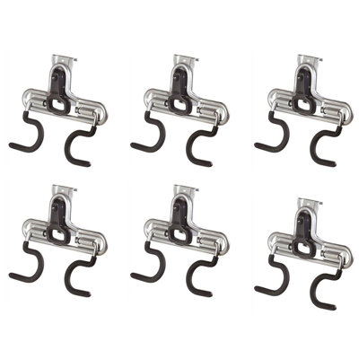 6 Piece Slatwall Hooks