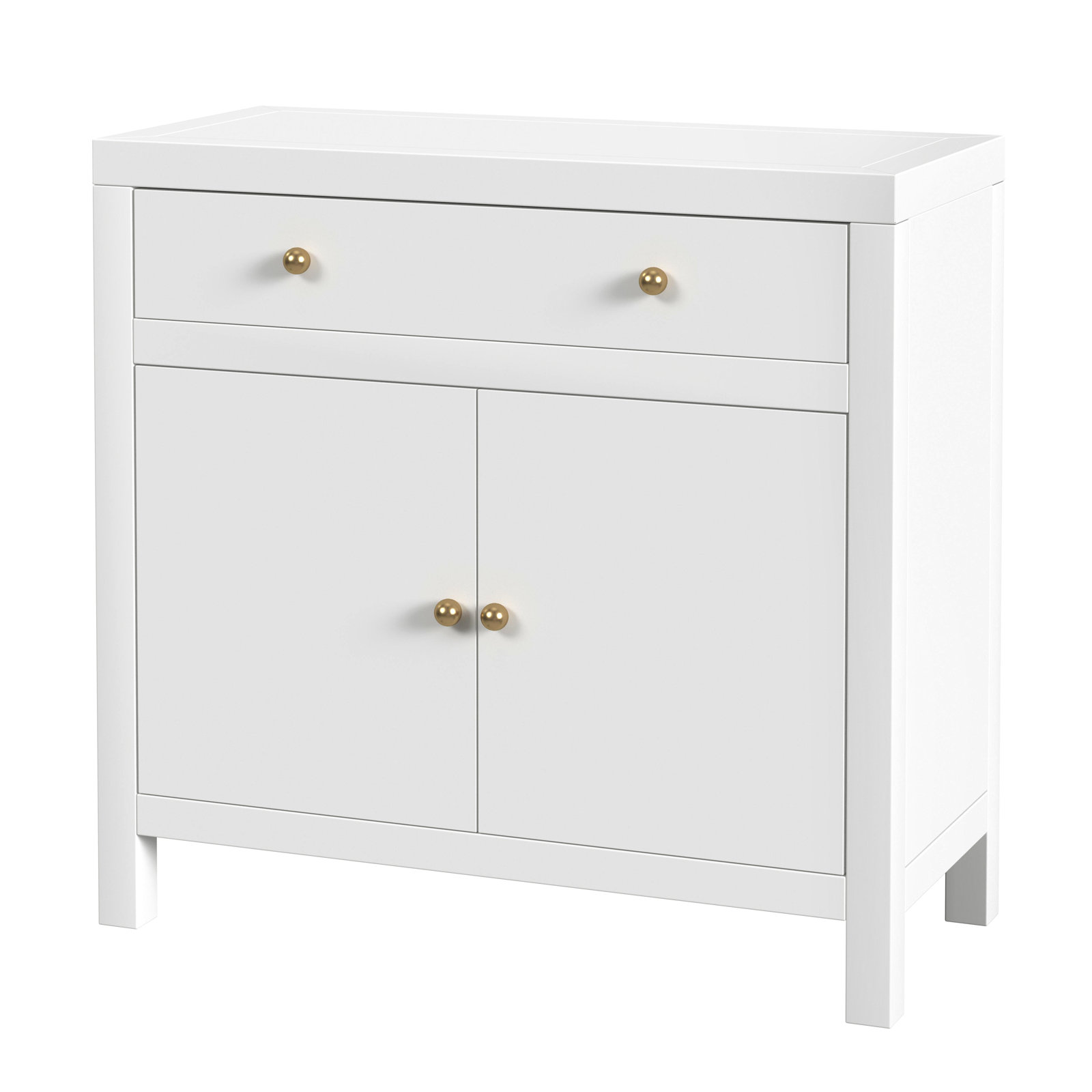 Celine Accent Cabinet, Smooth White