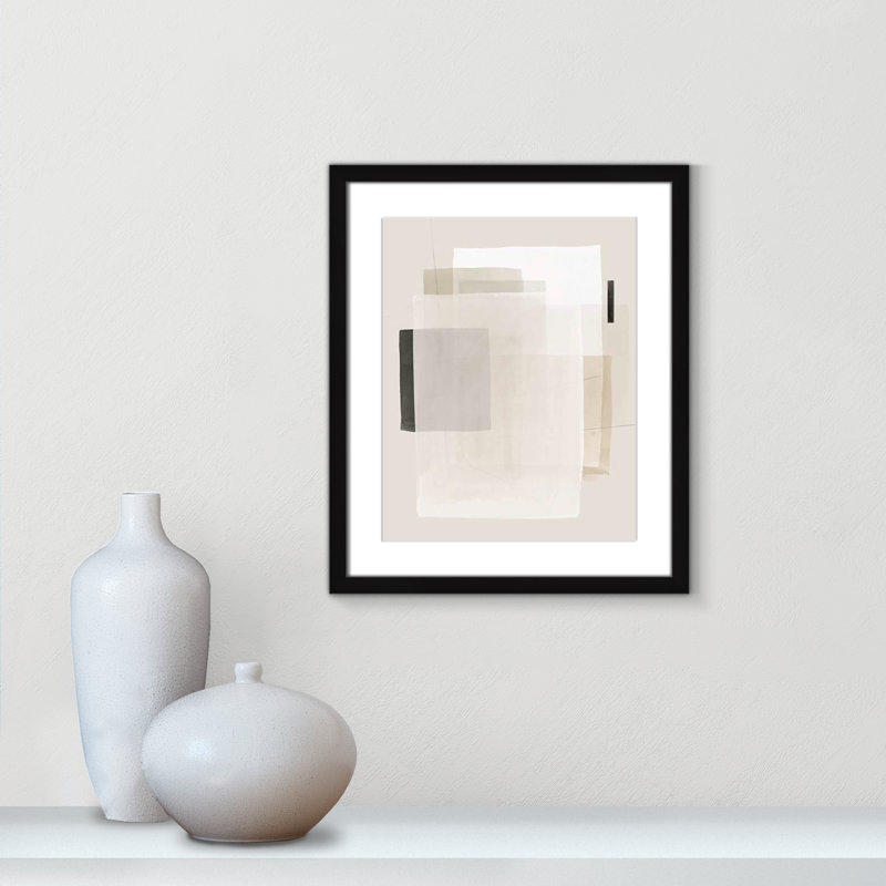 Mystical Momentum I by Hazel J, 19" H x 16" W x 1.25" D  , Black Matted Picture Framed