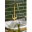 Abode Designs Dune 500mm W Double Bowl Granite Kitchen Sink with 2 Faucet Holes-146579525