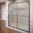 Deluxe 59'' - W x 71.5'' H Bypass Door Framed Shower Door with-47823690-47833551