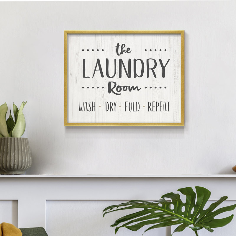 The Laundry Room -Framed Print - Restickable, 8" H x 10" W