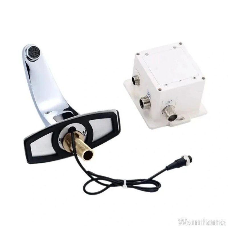 Robinet de lavabo de salle de bain sans contact intelligent à capteur infrarouge automatique