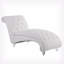 Chaise longue sans accoudoirs touffetée
