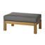 Maro Outdoor Teak Ottoman-1032572718