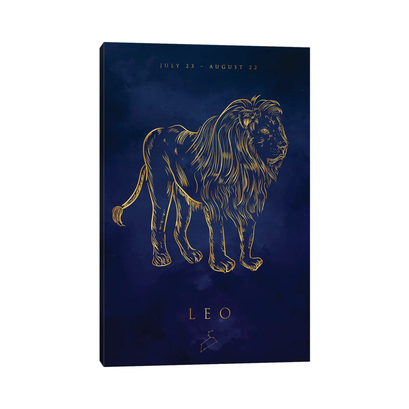 Leo 1 Piece Wrapped Canvas Wall Art, 101.6 cm H x 66.04 cm W x 1.91 cm D