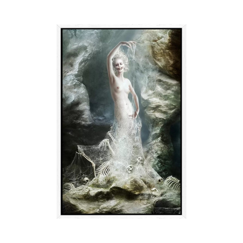 Toile by Melanie Delon - Print on Canvas, White Framed, 66.04 cm H x 45.72 cm W