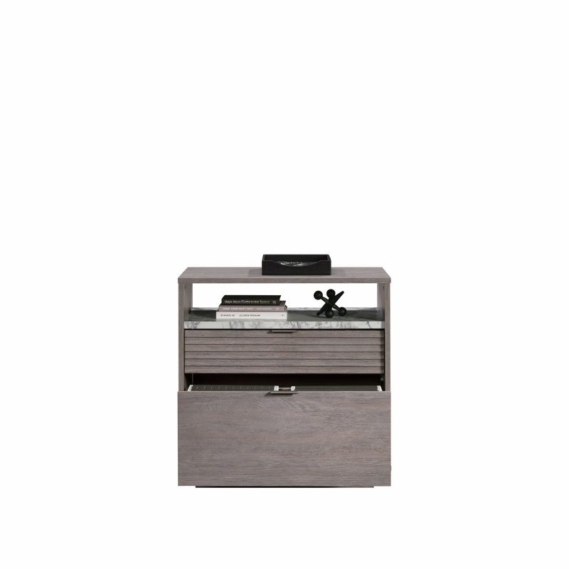 Stylish 2-Drawer File Cabinet For Office