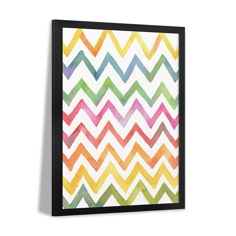 Chevron I - reproduction d'art murale - affiche de galerie, 32" H x 24" W