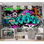 Murale Peel & Stick Street Art - Football Graffiti-1819133079