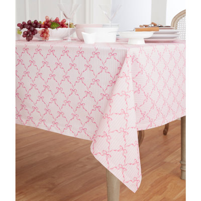 Bows - 100% Pure Cotton Tablecloth