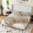 Stylish High Headboard Bed With High Headboard, Comfortable And Elegant For Reading Or Relaxing-660988332-660988334