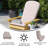 McEwensville All-Weather High Back Adirondack Chair Cushions-1083107597