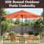 Parasol d'extérieur 10 pi Pure Garden-33048771