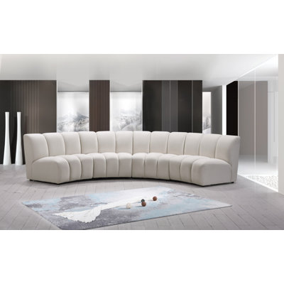 Canapé modulaire en velours Infinity