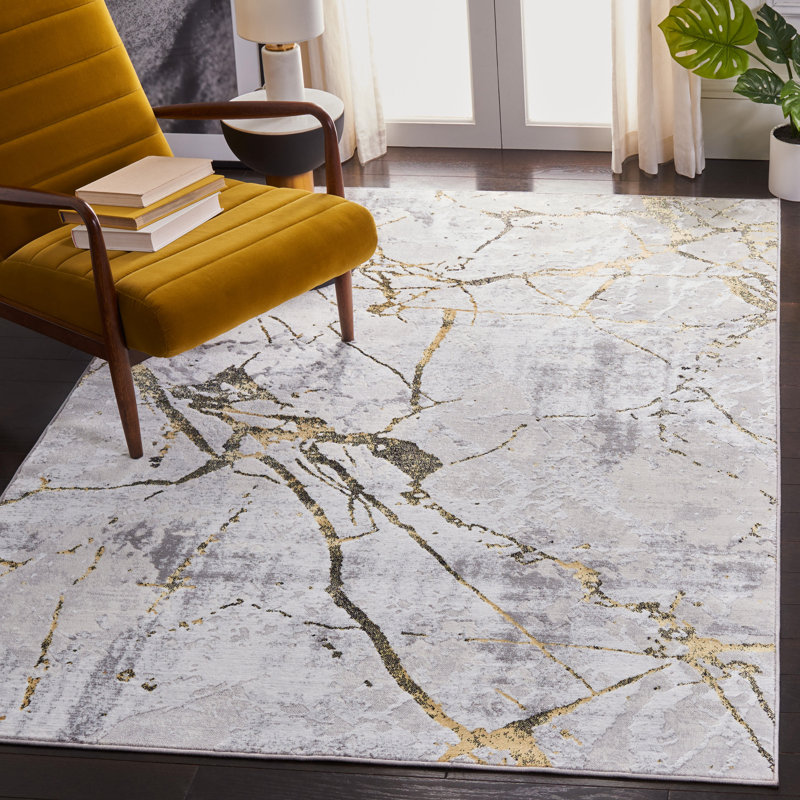 Aimon Abstract Area Rug, Runner 61 x 213 cm